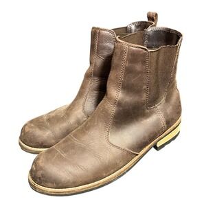 Kodiak‎ Alma Chelsea Brown Leather Waterproof Boots Hiking Shoes Size 8.5 Women